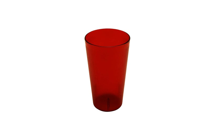 Get G.E.T. 6632-1-R-EC Heavy-Duty Plastic Restaurant Tumblers, 32 Ounce, Red (Set of 4) - Image 4